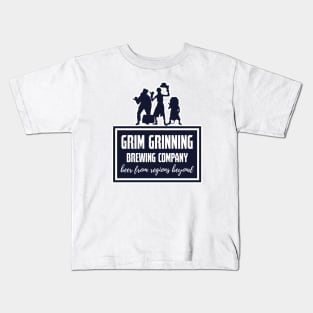 Grim Grinning Brewing Company Hitchhiking Ghosts Kids T-Shirt